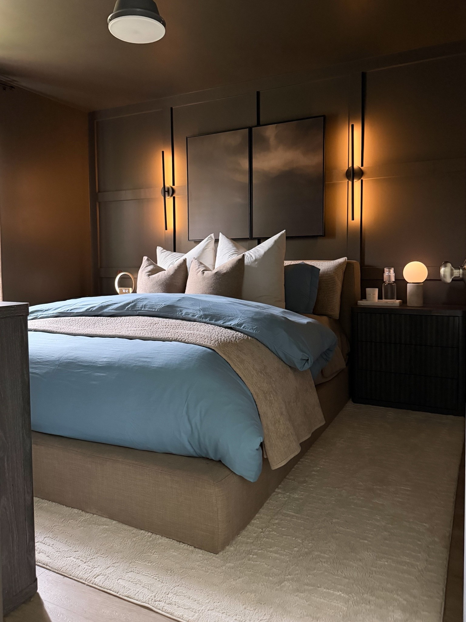 Soft lighting, layered textures, and the kind of cozy that makes you want to stay in all night

#LTKHome #LTKU #LTKmomlife