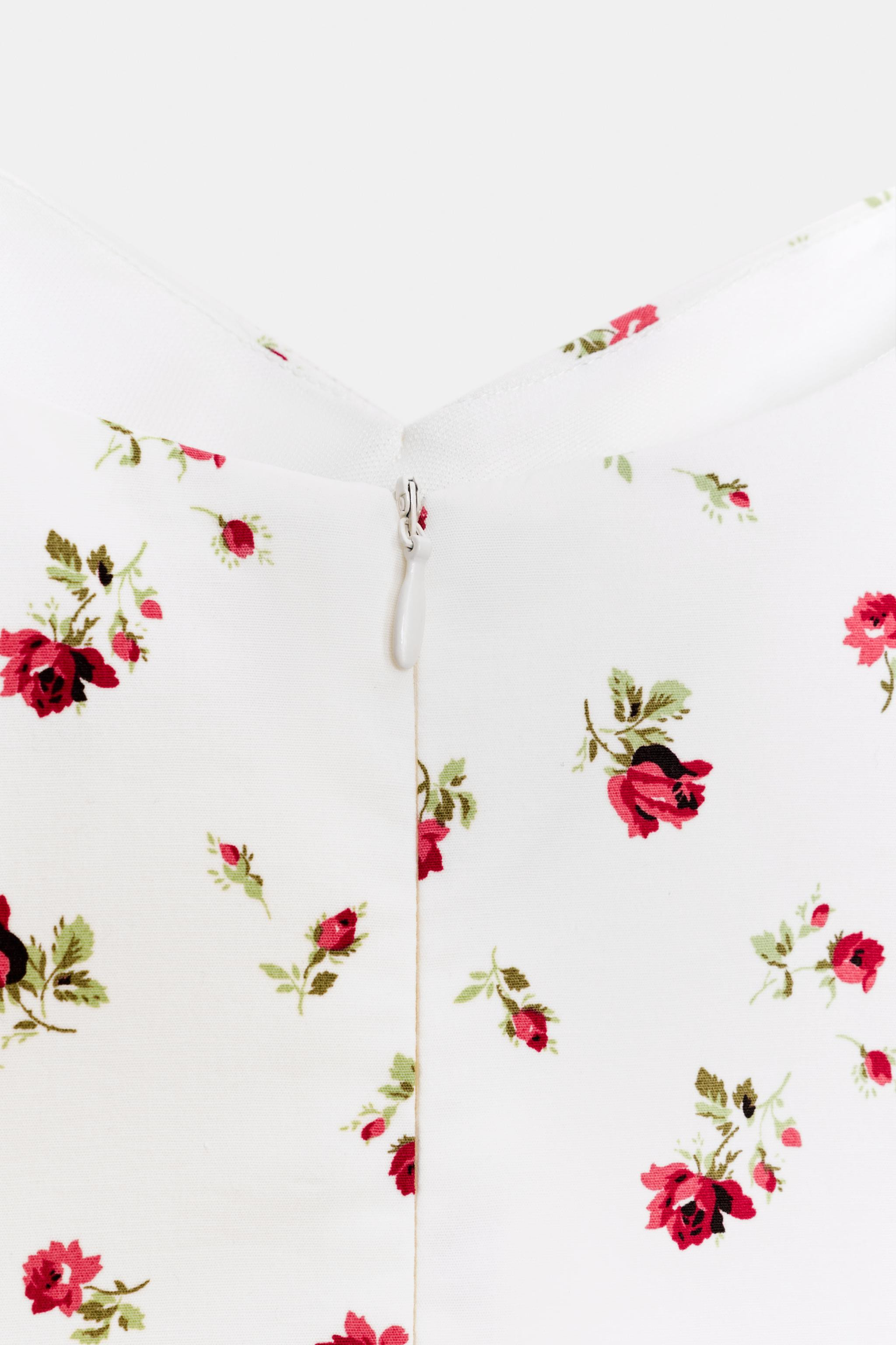 FLORAL PRINT VOLUME DRESS | Zara UK