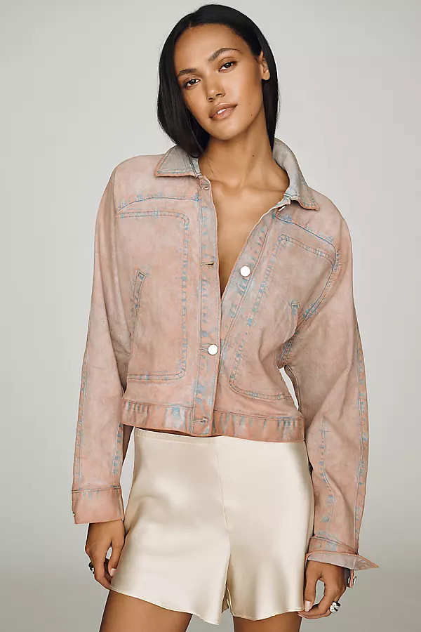 Cotton Washed Denim Jacket | Anthropologie (US)