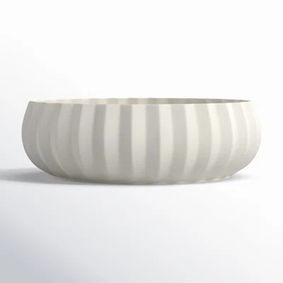 Almina White Ceramic Bowl | Wayfair North America