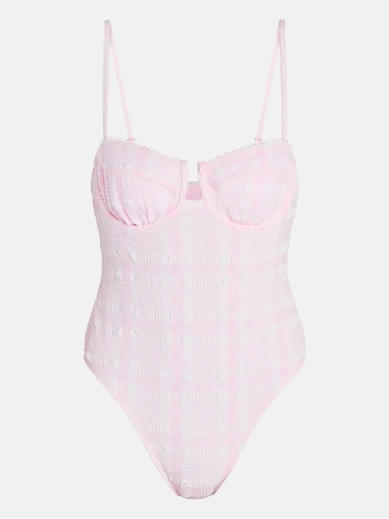 No Boundaries Underwire One-Piece Swimsuit, Women's XXS-XXL | Walmart (US)