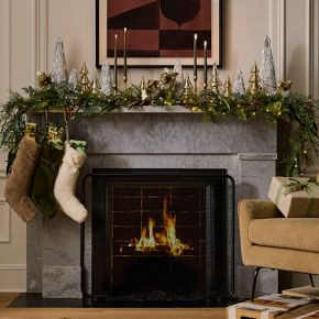 Plush Fur Stockings | West Elm (US)