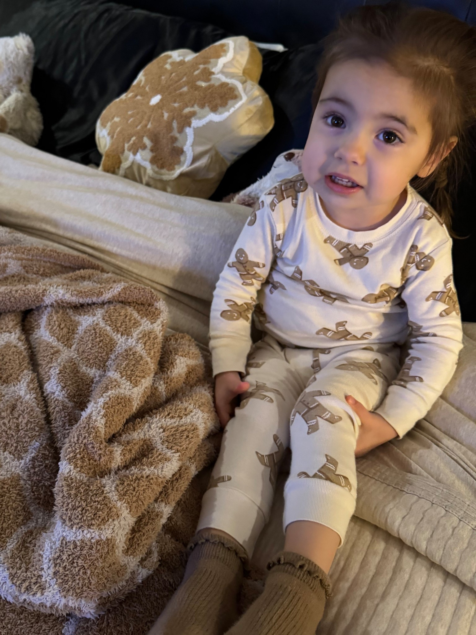 Gingerbread pajamas on sale! We actually bought these last year but I bought them a size up so they could wear them this year too!

kids pajamas, kids holiday pajamas, kids matching Christmas pajamas, kids matching holiday pajamas, gingerbread pajamas, gingerbread theme  

#LTKHoliday #LTKBaby #LTKKids