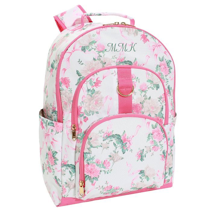 LoveShackFancy Pink Floral Ribbon Gear-Up Recycled Backpack | Pottery Barn Teen