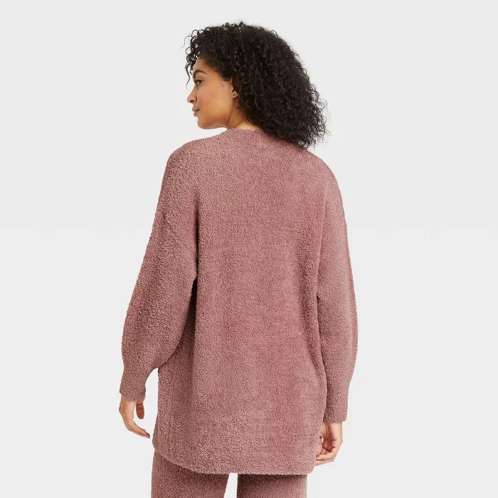 Women's Feather Yarn Lounge Cardigan - Stars Above™ | Target