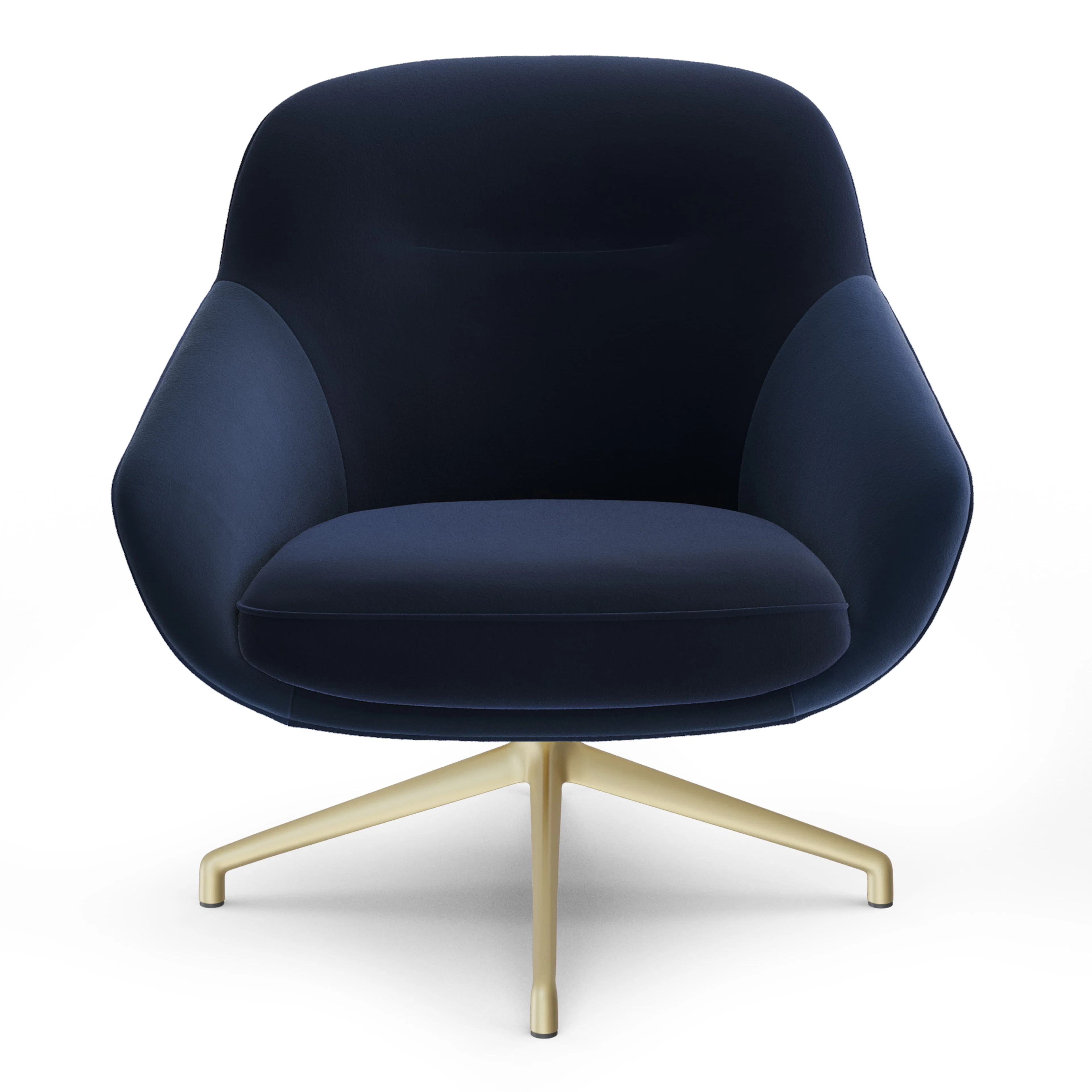 Sterling 33" Velvet Swivel Chair - Hale Ink | Article
