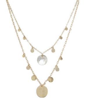 Ettika Pacific Princess Layered Shell Disc Necklace Set | Macys (US)