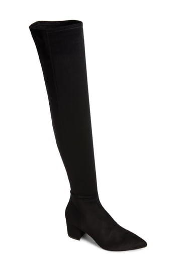 Women's Steve Madden Brinkley Over The Knee Stretch Boot, Size 5 M - Black | Nordstrom