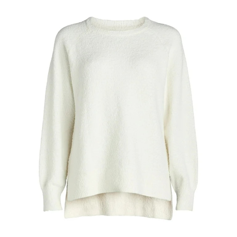 Joyspun Women's and Women’s Plus Chenille Top with Long Sleeves, Size XS-3X | Walmart (US)