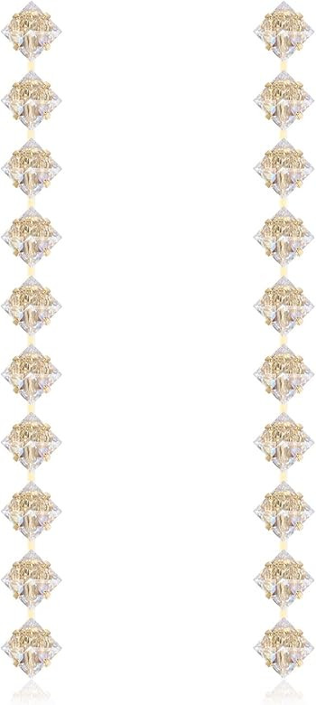 SBLING Platinum-Plated or 18K Gold Plated Cubic Zirconia Drop Earrings - Gifts for Women/Girls | Amazon (US)