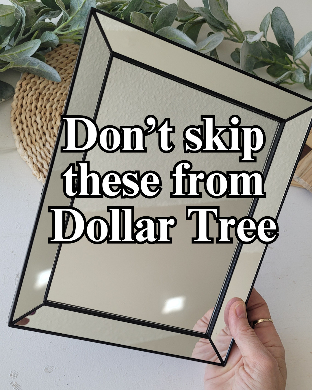 DON’T skip these at Dollar Tree 👀

I used these $1.25 mirrors to create high-end decor for my home—and I’m still not over how good they turned out.

If you want to recreate this look, I linked everything I used (mirrors, glue, tools + room details) here 🙌

✨ Shop everything here: https://simplemadepretty.com/dollar-tree-beveled-mirror-diy/ 

#dollartree #diyhome #budgetdecor #homedecor #diyideas #homeinspo #beforeandafter #dollartreefinds #affordablehome #cozyhome 

 #LTKHome