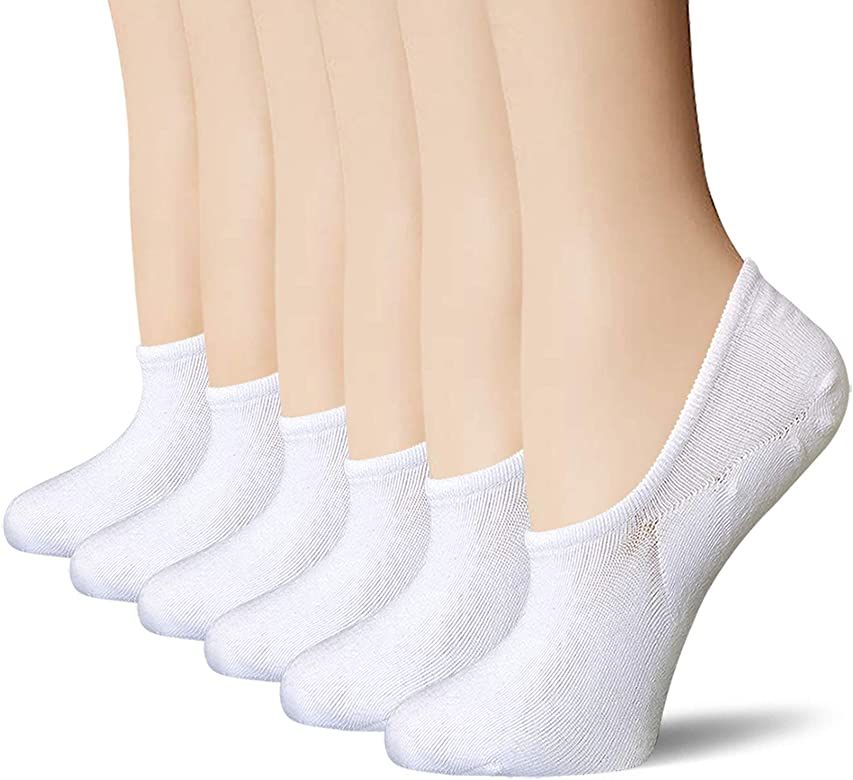 BERING Women's No Show Socks Low Cut Ankle Invisible for Sneakers Slip Ons Athletic Running Shoes 6/ | Amazon (US)