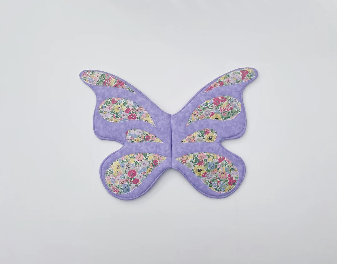 Ready to Ship Lavender Purple Wings With Floral Applique// - Etsy | Etsy (US)