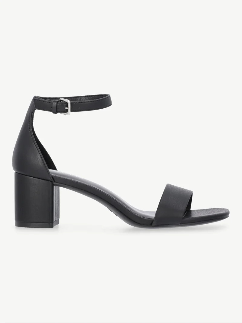 No Boundaries Women's Heeled Dress Sandal | Walmart (US)
