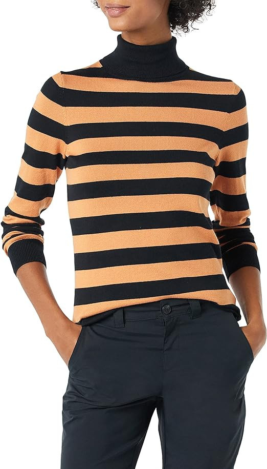 Amazon Essentials Women's Classic-Fit Lightweight Long-Sleeve Turtleneck Sweater (Available in Pl... | Amazon (US)