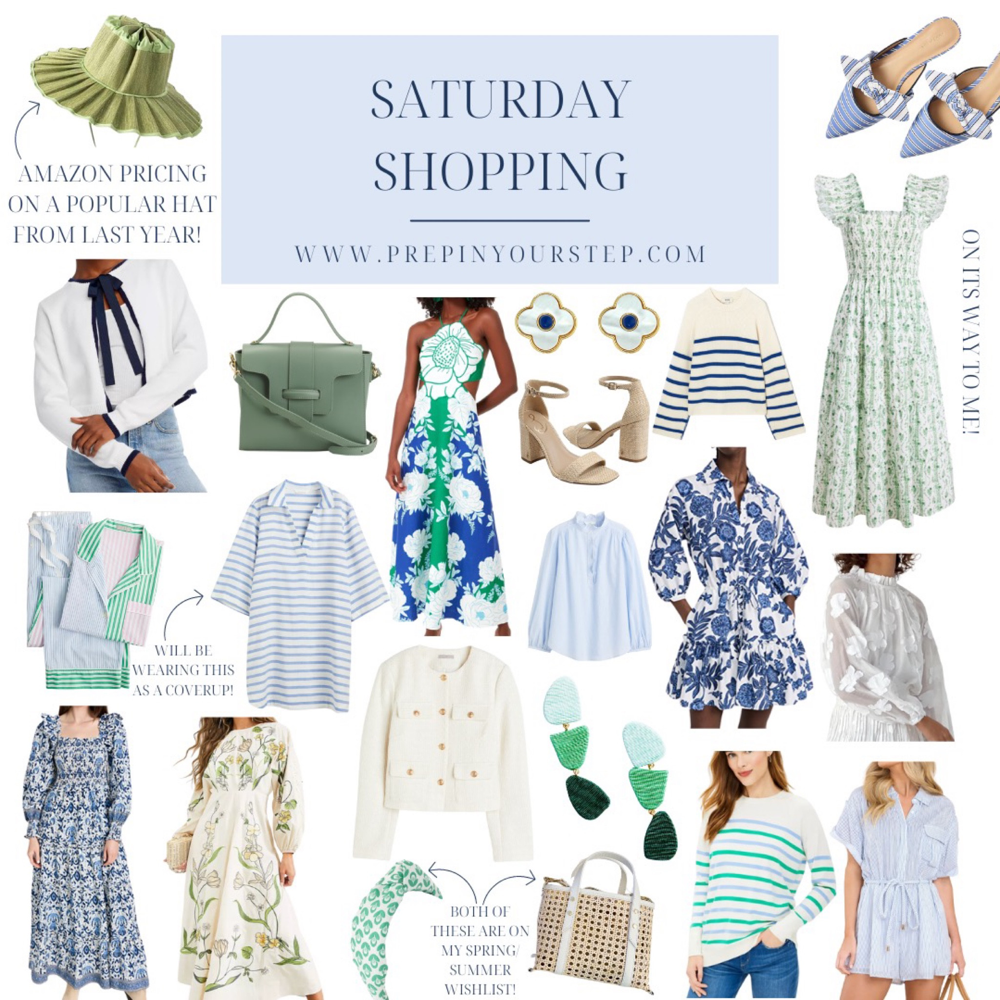 A year and a half later and there’s finally a new Saturday Shopping post live on the blog!! While I’m purchasing fewer pieces of clothing since my job doesn’t require me to dress up daily that hasn’t stopped me from browsing my favorite sites for cute fashion finds and who better to share them with!? Not so shockingly my favorites happened to mimic my favorite colors. I’ve linked what I can on the Liketoknow.it app, but all items can be found linked on my blog at www.PrepInYourStep.com  

#LTKunder50 #LTKunder100 #LTKFind