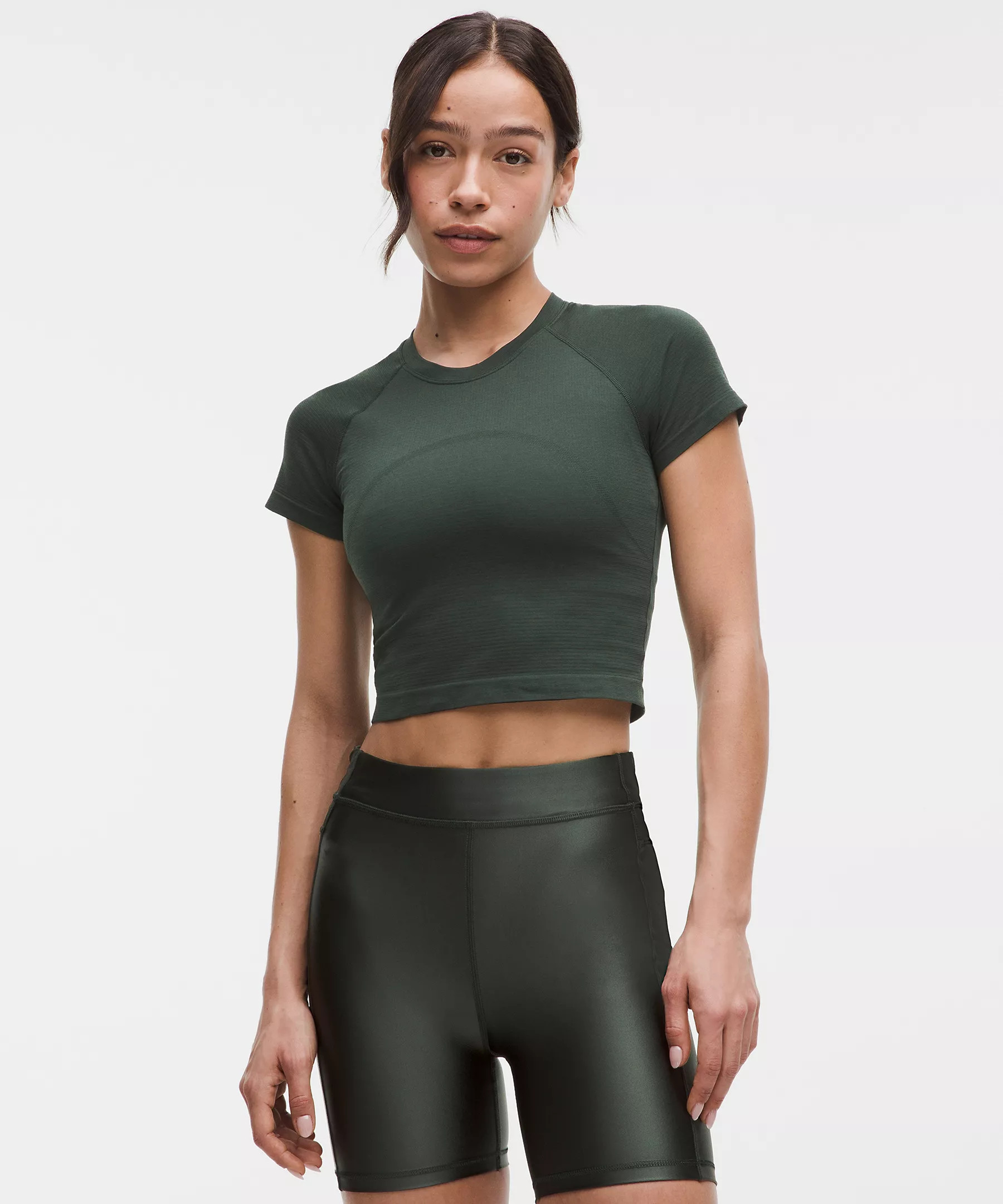 Swiftly Tech Cropped Short-Sleeve Shirt 2.0 | Lululemon (US)