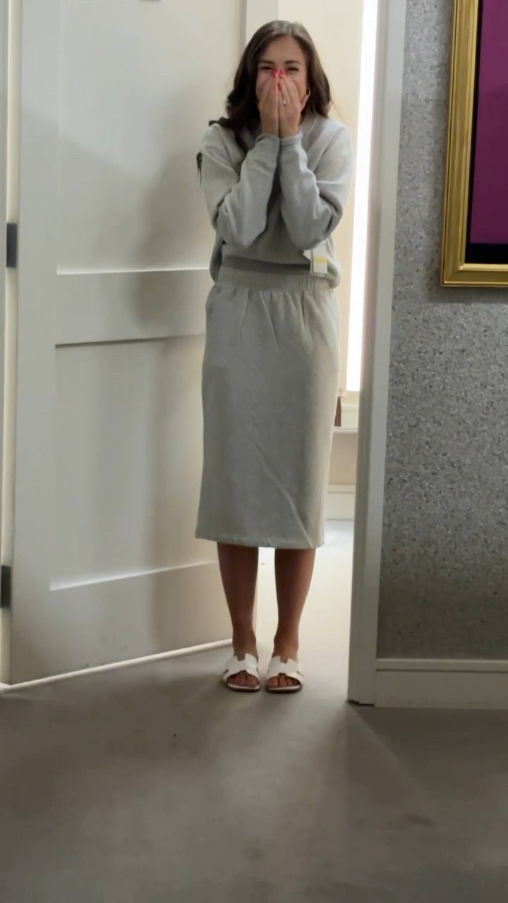 Loving the sweatshirt, the sweatskirt not so much 😂

#LTKfindsunder50 #LTKsalealert #LTKstyletip