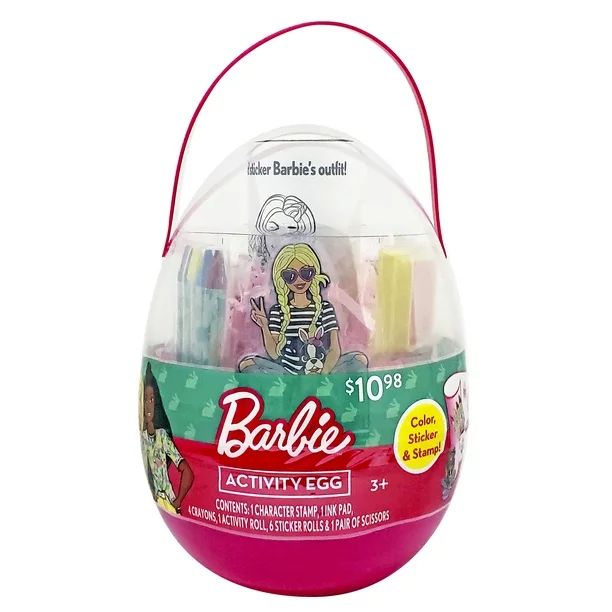 Barbie Deluxe Activity Easter Egg with Party Favors, (14 Piece) - Walmart.com | Walmart (US)
