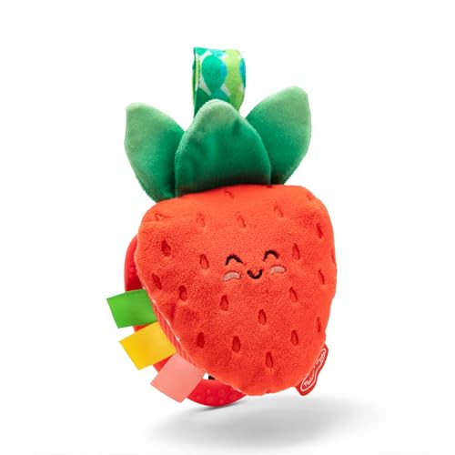 Melissa & Doug Peek-a-Boo Berry Take-Along Toy with Teether, Clip-On Stroller Toy for Baby Ages 12m+ | Amazon (US)