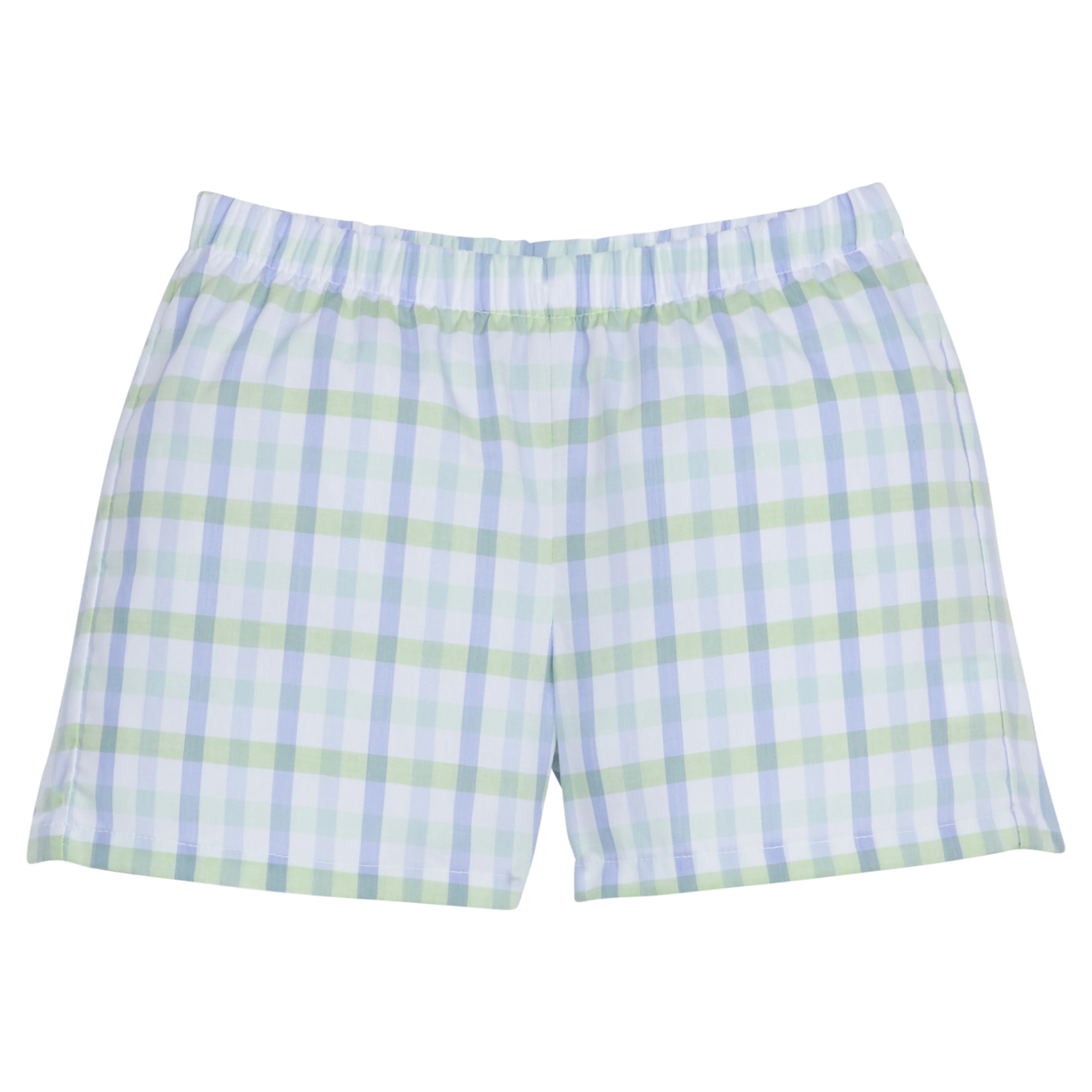 Basic Banded Shorts - Boys Plaid Clothes | Little English