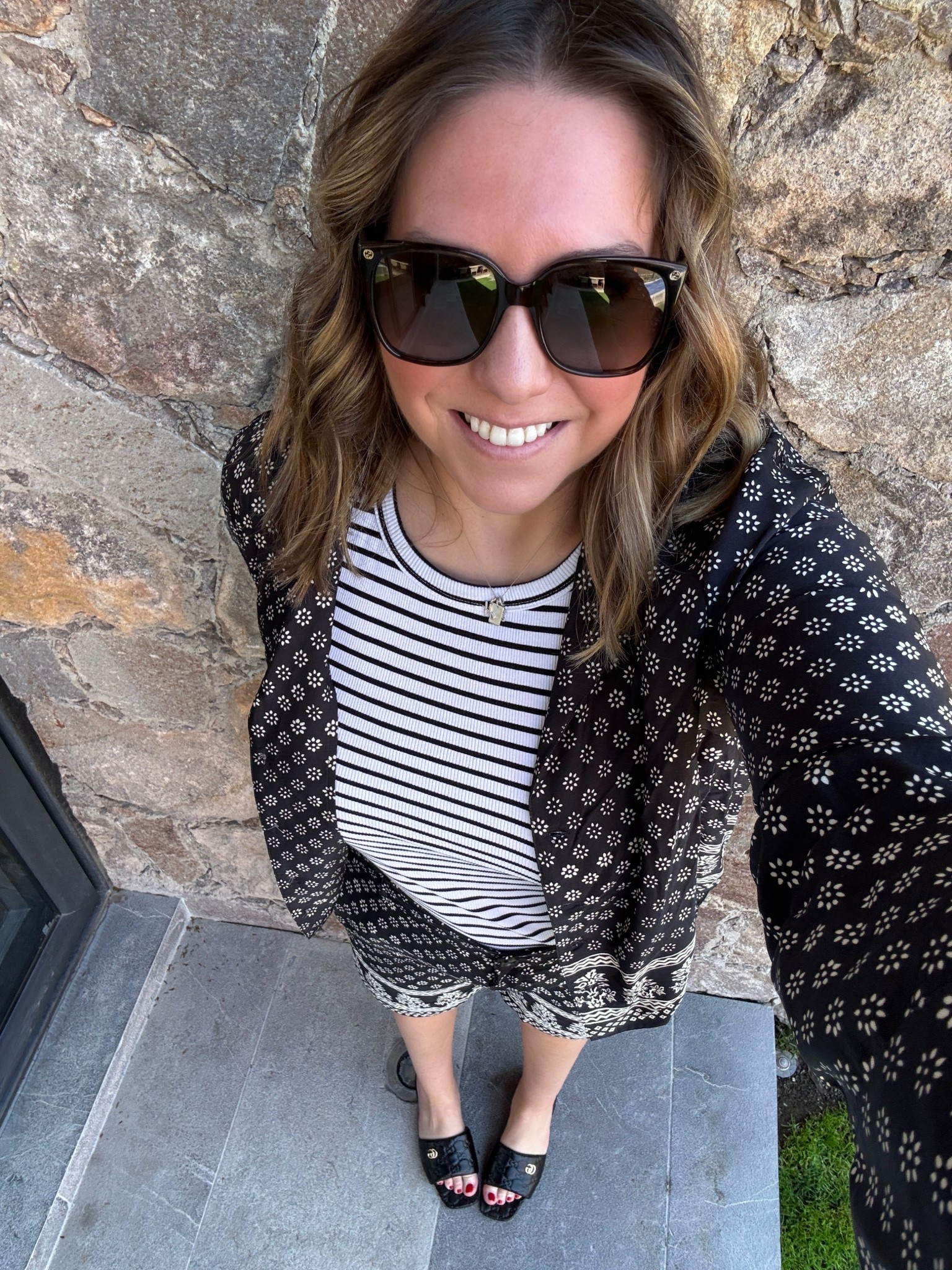 Went out exploring and to do a little wine tasting. I love this set because it feels pulled together without trying too hard. I paired it with black sandals and sunnies for a easy daytime look that was perfect for everything we did today  

#LTKTravel #LTKMidsize #LTKootd