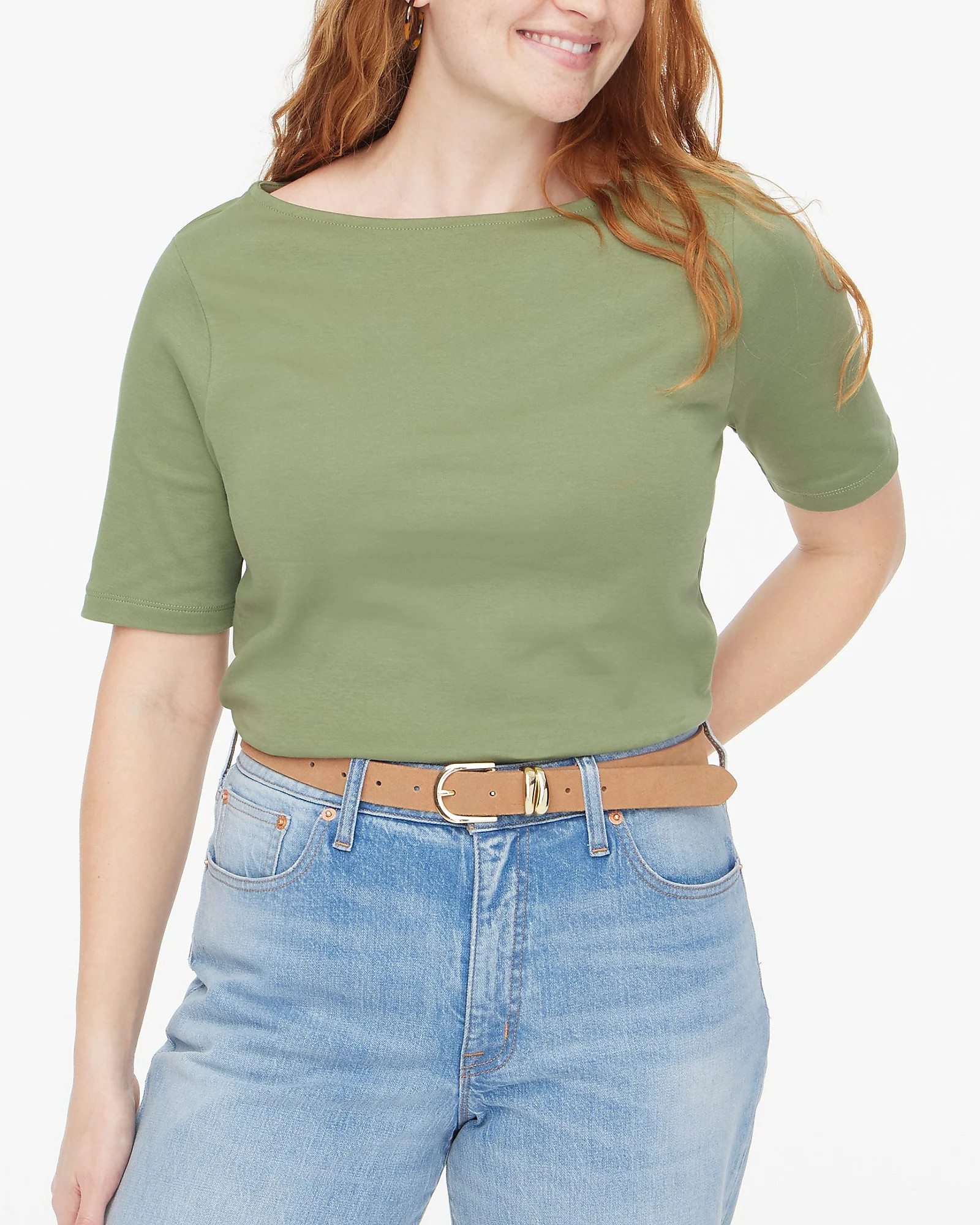 Boatneck essential tee | J.Crew Factory