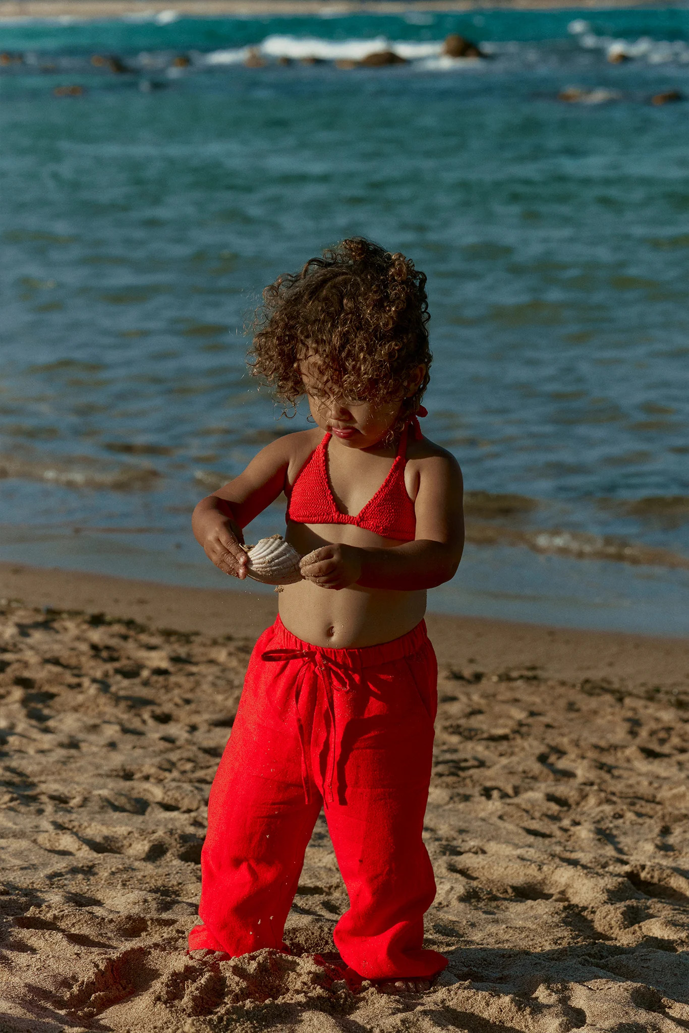 Tuscany Pant Kids - Chili Pepper | Monday Swimwear