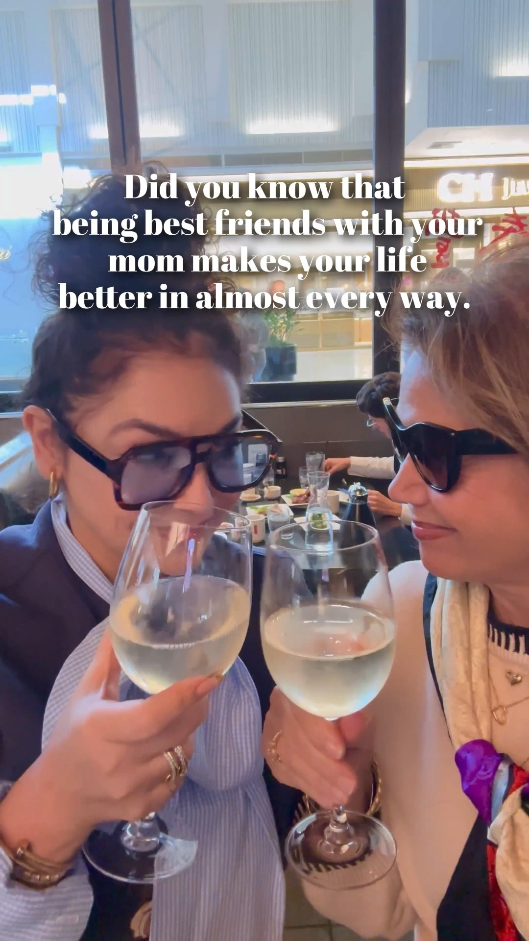 There is nothing better than a mother’s love…but her friendship comes pretty close. 🤍

Laughing together, sharing stories, clinking glasses, and simply enjoying each other’s company. As the years go by, our bond has deepened into something I treasure more than ever.

If you’re lucky enough to call your mom one of your best friends, you know just how special this kind of love really is. ❤️

#LTKstorytime #LTKOver40 #LTKdayinmylife