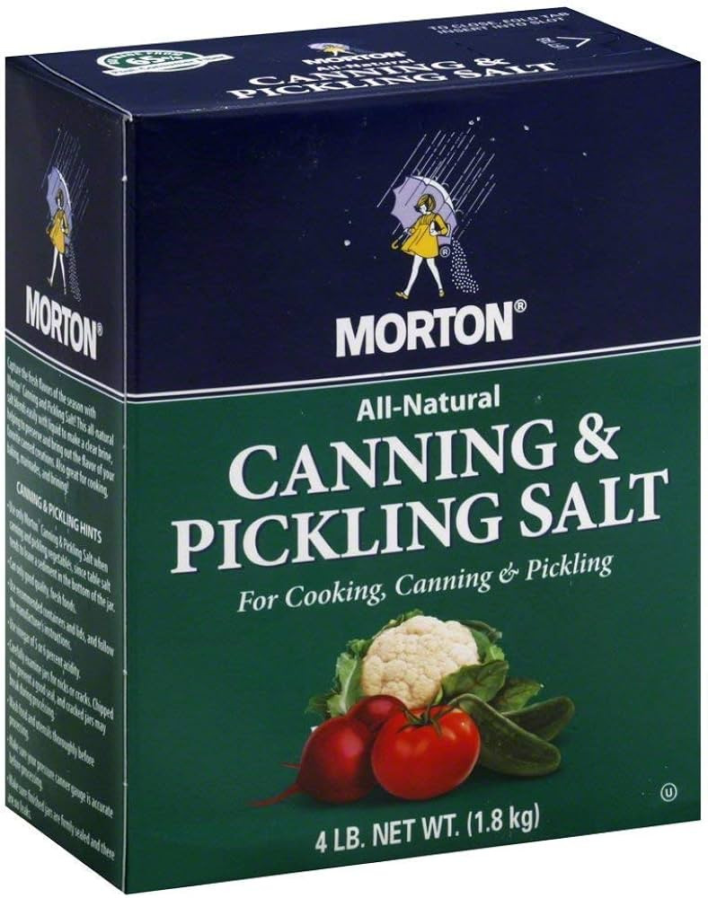Morton Canning and Pickling Salt, 4 pound (Pack of 3) | Amazon (US)