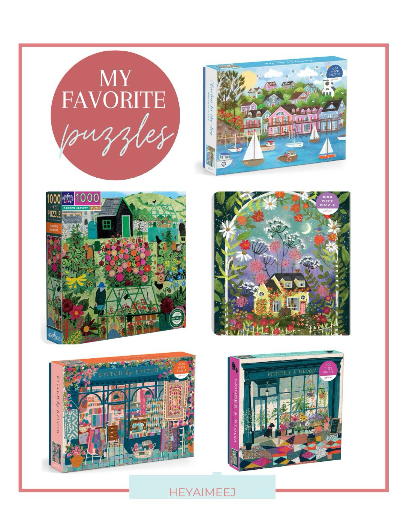 These beautiful puzzles are my new favorite way to unwind after a busy day! The stunning designs make them so fun to piece together, and they’re perfect for a little “me time” or a cozy weekend activity. You’ll love the calm and creativity they bring! 

#LTKfamily #LTKfindsunder50 #LTKstyletip