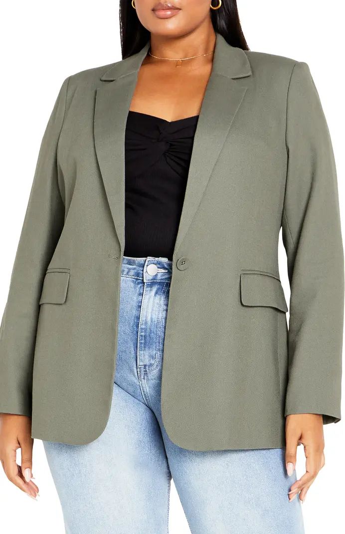 Clea One-Button Blazer | Nordstrom