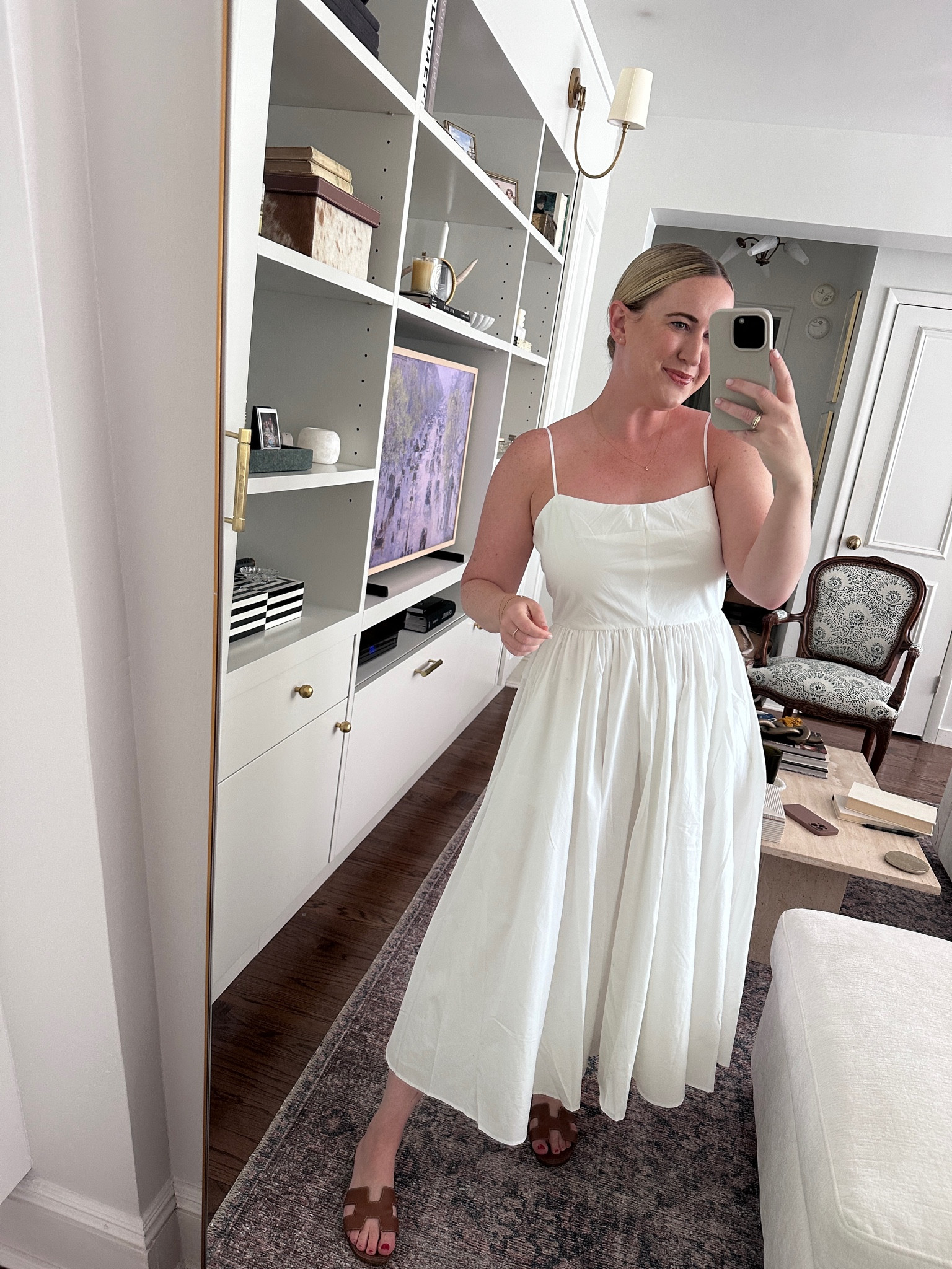 J.crew Cotton poplin white dress with full skirt. Wearing an 8 but could have done a 6  

#LTKSeasonal