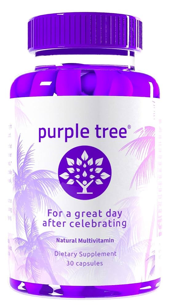 purple tree Post-Celebration Wellness Vitamins | Liver Support, Rapid Hydration, Body Replenisher... | Amazon (US)