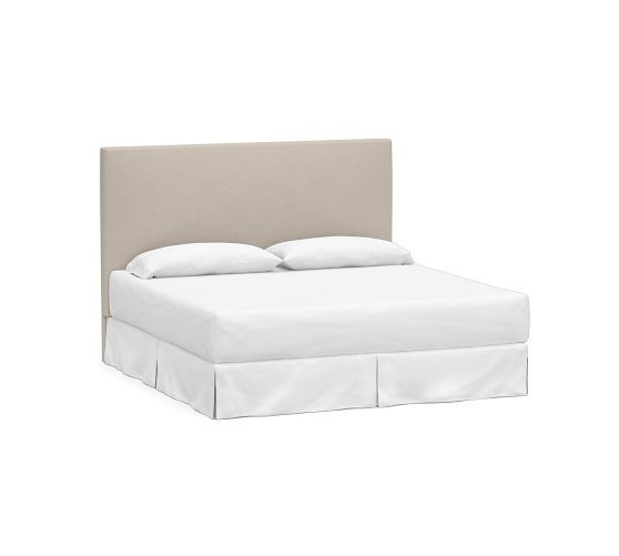 Raleigh Square Upholstered Wall Mounted Headboard | Pottery Barn (US)