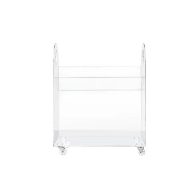 Presto Acrylic 26" Bookcase and Cart babyletto | Wayfair North America