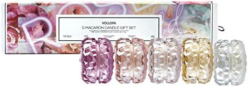 Voluspa Roses 5 Macaron Candle Gift Set, 1.8 Ounces Each | Amazon (US)