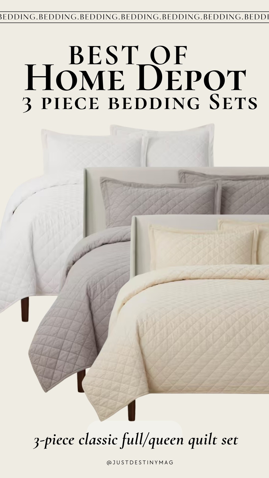 Decor Days = the best time to refresh home décor at The Home Depot! These sets are perfect for you guest bedroom snd are 45% off!! 

#ad
#HomeDepotCreator
#myTHD
#THDDecorDays



#LTKSaleAlert