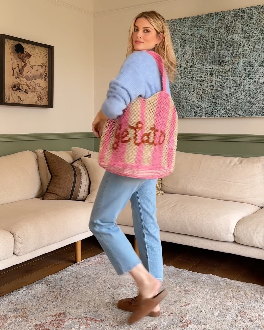 Cool for the summer 🌞

Blue knit cardigan - American Vintage
White T-shirt - M&S 
Blue light wash jeans - Levis
Brown mules - Boden
Gelato crochet bag - The Jacksons
Necklace - Boden




#LTKuk