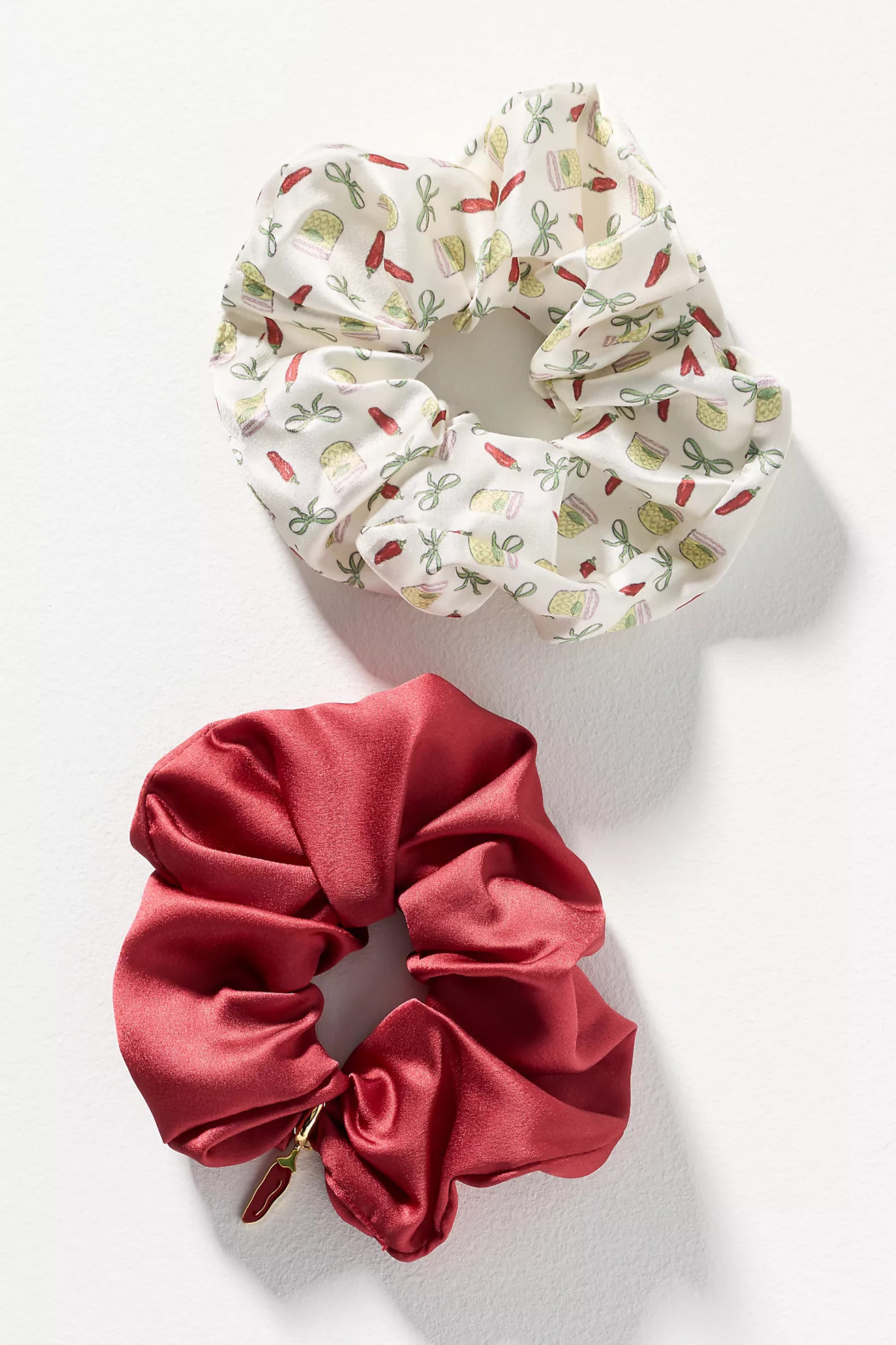 Frasier Sterling Charmed Scrunchies, Set of 2 | Anthropologie (US)