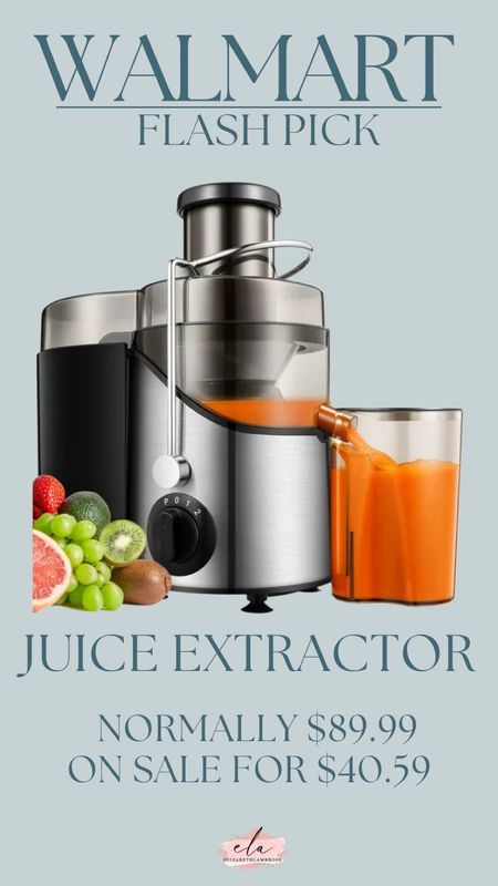 i’ve been eyeing a juicer, and if you have too then here ya go! 
less than $50, you really can’t beat that! 

#juicer #juice #smoothie #extractor #drinks #kitchen #fruits #veggies #vegetables #sale #walmart

#LTKsalealert #LTKhome #LTKFind