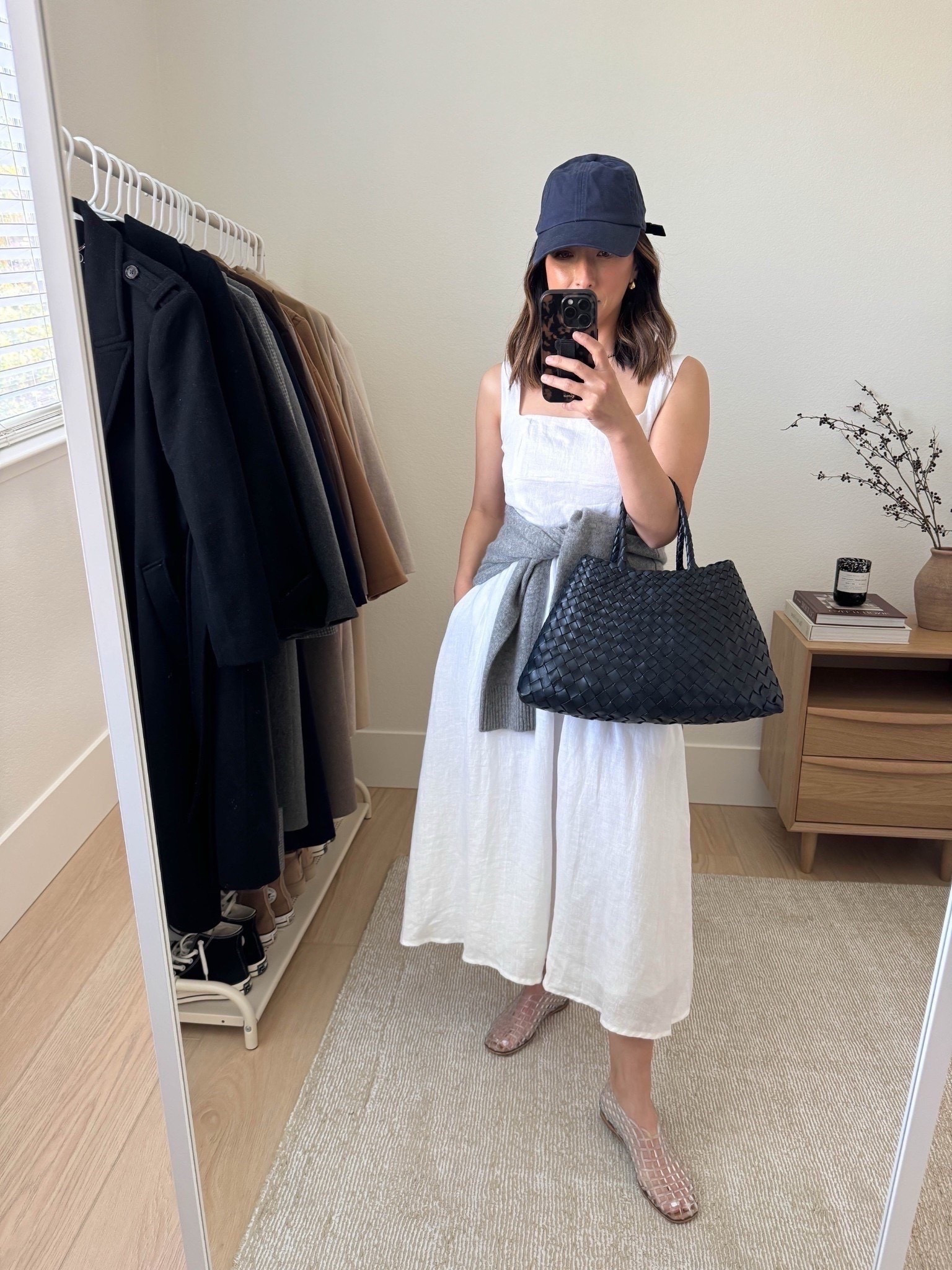 Quince linen dress is petite-friendly. A true midi style for petites. Has pockets and just so comfortable. 

Quince dress xs
Quince sweater xs
Amazon jellies 5.5
Dragon Diffusion santa croc small
Gap hat
Madewell earrings (old) 

Summer outfits, summer style, petite style, dresses



#LTKFindsUnder100 #LTKPetite #LTKSeasonal