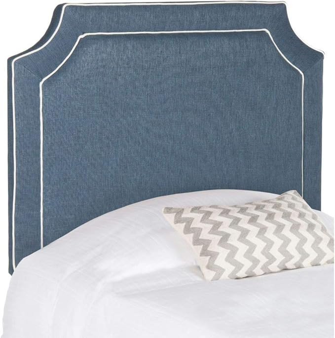 Safavieh Mercer Collection Dane Denim Headboard, Twin, Blue/White | Amazon (US)