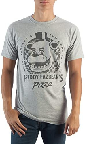 Five Nights at Freddy's I Survived Graphic Print Men's Red T-Shirt | Amazon (US)