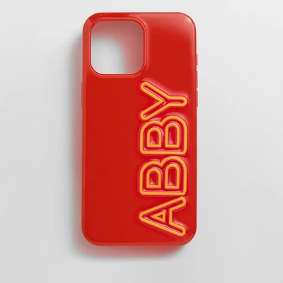 Fine Line Custom Phone Case - Red/Yellow | BaubleBar