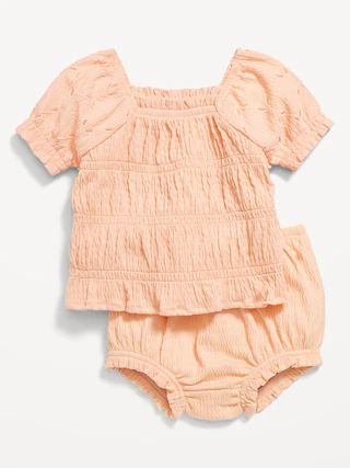 Smocked Top &amp; Bloomer Shorts Set for Baby | Old Navy (US)