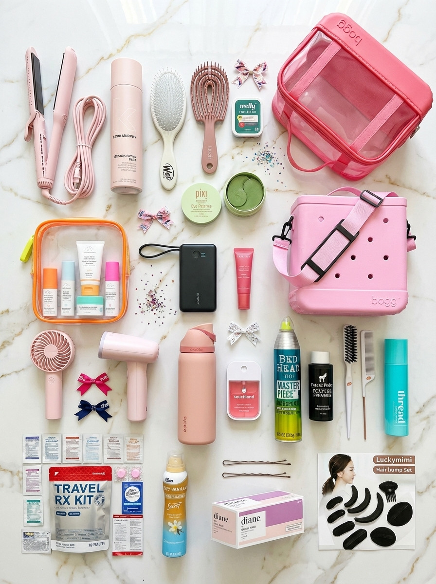 If you know, you know… forgetting ONE thing can ruin your whole morning 😅

This is my full cheer comp essentials setup, from hair + glam to snacks + emergency must-haves so we’re prepared for anything 🙌

Everything is organized, easy to grab, and actually gets used 👏
Linked all my go-to favorites 🤍
#LTKFamily #LTKKids #LTKFinds
#CheerMom #CheerLife #CheerCompetition
#DanceMomLife #SportsMom #MomHacks
#AmazonFinds #MomEssentials #TravelEssentials
#OrganizedMom #MomLifeUnfiltered #GameDayReady
#CheerPrep #CompetitionDay #PackWithMe 

 #LTKBeauty #LTKTravel #LTKKids