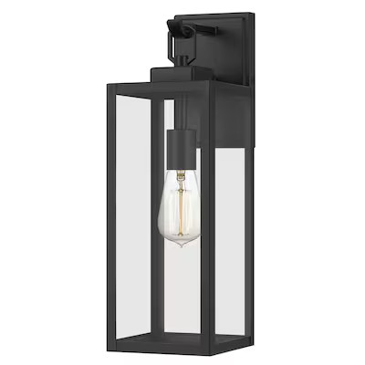 Quoizel Breitling 1-Light 18-in Matte Black Outdoor Wall Light | Lowe's
