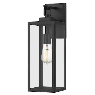Quoizel Breitling 1-Light 18-in Matte Black Outdoor Wall Light Lowes.com | Lowe's