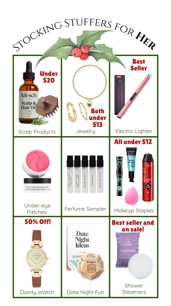 Don't forget to fill her stocking! Plenty of options to choose from!!  

 #LTKGiftGuide #LTKHoliday #LTKSaleAlert